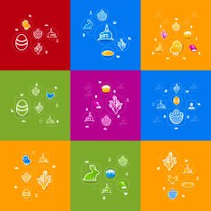 easter sticker infographic N3