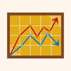 Financial charts theme elements N24