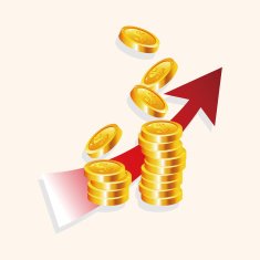 Financial charts theme elements N25