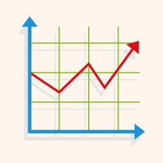 Financial charts theme elements N27
