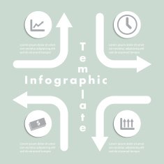 Arrow & Sign Infographics Design Template