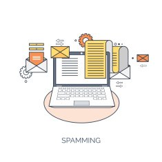 Vector illustration Flat computing background Programming coding Web development and N9