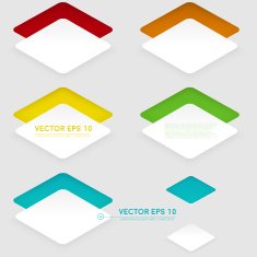 Vector design rhombus on the color