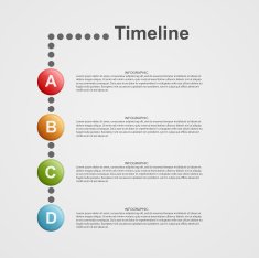 Infographics timeline concept N6