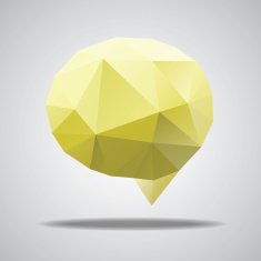 Vector bright speech cloud and blobs N2