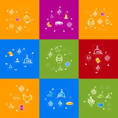 easter sticker infographic N4