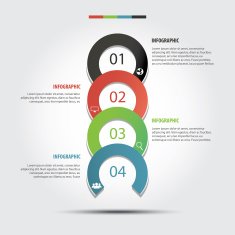 Vector of marketing concept infographic element N5