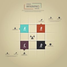 Minimal infographics design Vector N11