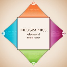 Infographics diamond
