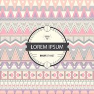 vector circle hipster icon label