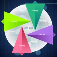 Info graphic Background with Arrows N3