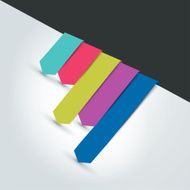 Arrow template Color stripes background N2