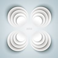 4 Bevel Circle in Circles Flower