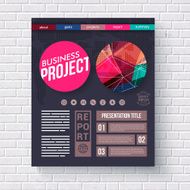 Business Project presentation infographic