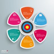 6 Round Triangles Target