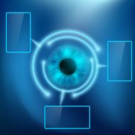 Abstract background with screens