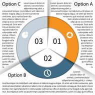 Modern vector info graphic for business project N121
