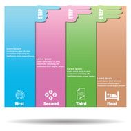 Infographics the number fingers