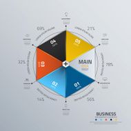Business concept infographic template N3