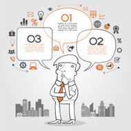 businessman with speech bubble N3