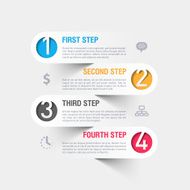 Modern business infographics template N5