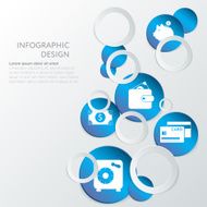 Banking infographic template