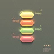 Business Infographics capsule concept N3