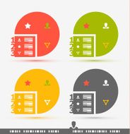 Vector infographic design elements N7