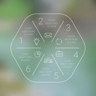 Circle line infographic Template for cycle diagram graph presentation and N15