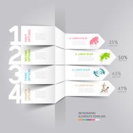 Business and finance stock exchange Infographics numbers
