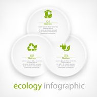 Infographic round elements