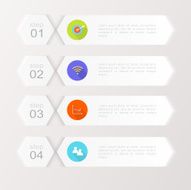 Abstract digital illustration Infographic N8