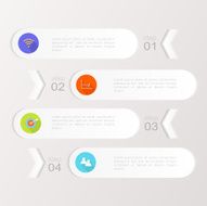 Abstract digital illustration Infographic N9