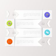 Abstract digital illustration Infographic N10