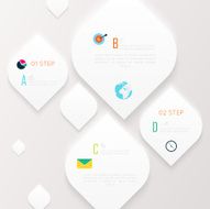 Vector colorful info graphics for your business presentations N185