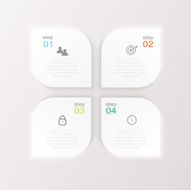 Vector colorful info graphics for your business presentations N186
