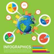 Infographics of the Earth