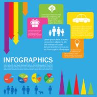Colourful infochart