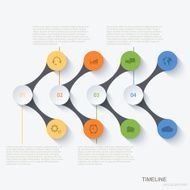 Vector modern circle infographic background N2