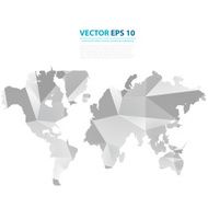 Vector Abstract Telecommunication Earth Map N5