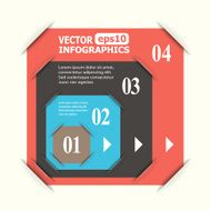 Abstract paper infografics N20