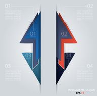 Abstract infographics N128