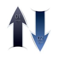 Abstract arrow infographics N2