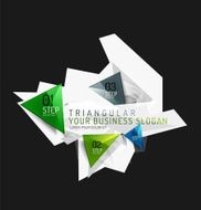 Vector fresh business abstract infographic N144