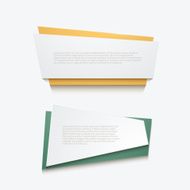 Vector banners element design N3