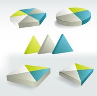 Gometric shapes Objects for infographics
