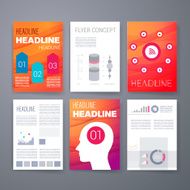 Design Template Set for Web Mail Brochures Mobile Technology App N3