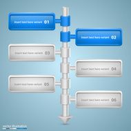 List of options on the arrow