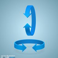 Arrow rotation 3d art info