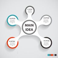 Infographic Templates for Business Vector Illustration N676